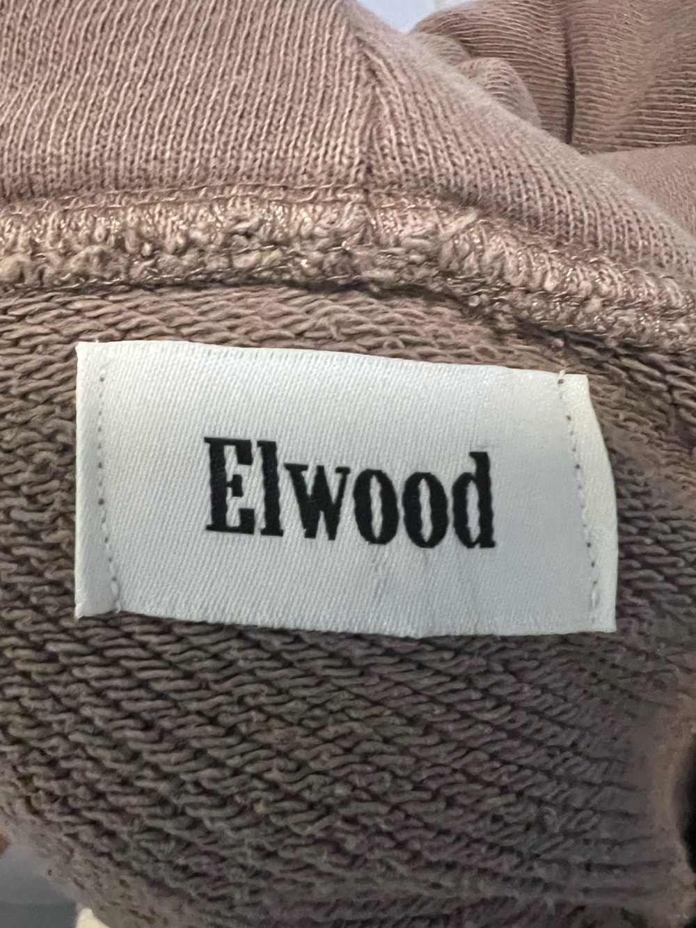 Elwood Core Hoodie Sweater Brown Organic Cotton Comfy Casual Travel Size Medium - Picture 8 of 8